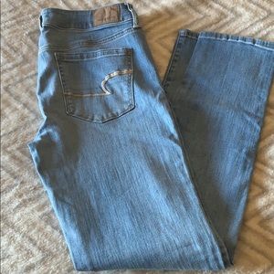 NWOT Sz 8 American Eagle skinny super stretch jean